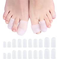 Fodlon Punteras de Gel- Protectores de Dedos del Pie Gel de Silicona Punteras Almohadillas para Prevenir Ampollas Callos